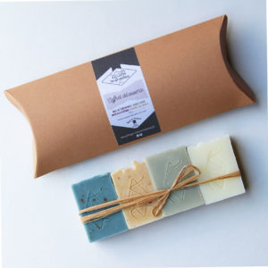 DÉCLASSÉ Coffret DÉCOUVERTE 4 savons de 75g