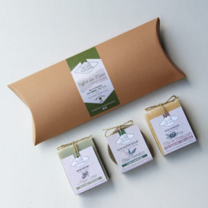 Coffret des MONTS 2 savons + 1 shampoing