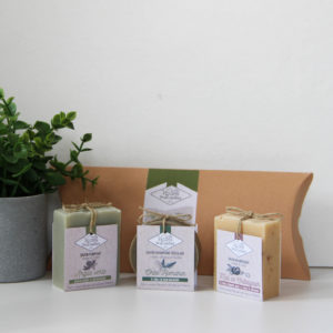 Coffret des MONTS 2 savons + 1 shampoing