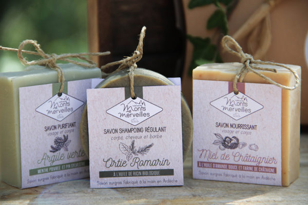 Coffret savon des-MONTS d'ARDECHE