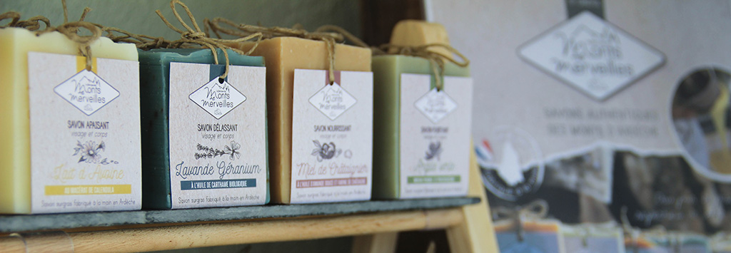 Distribuer les savons de la Fabrique des Monts et Merveilles