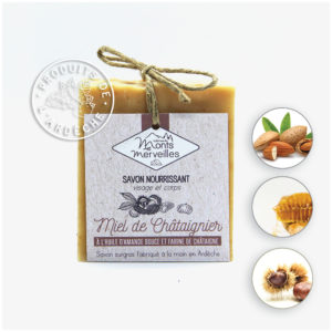 Savon nourrissant Miel de Châtaignier – 90g