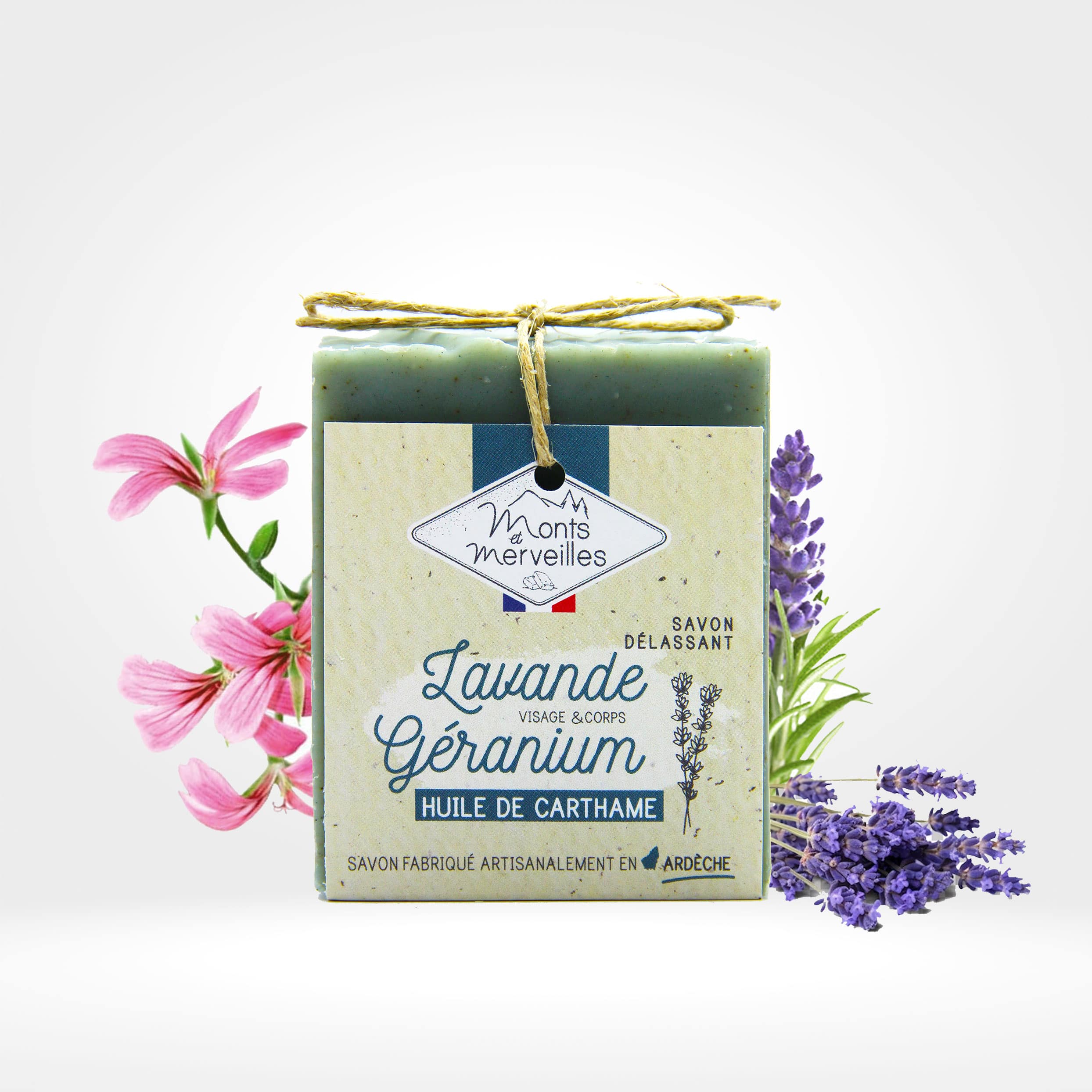 Savon délassant Lavande Géranium – 100 g