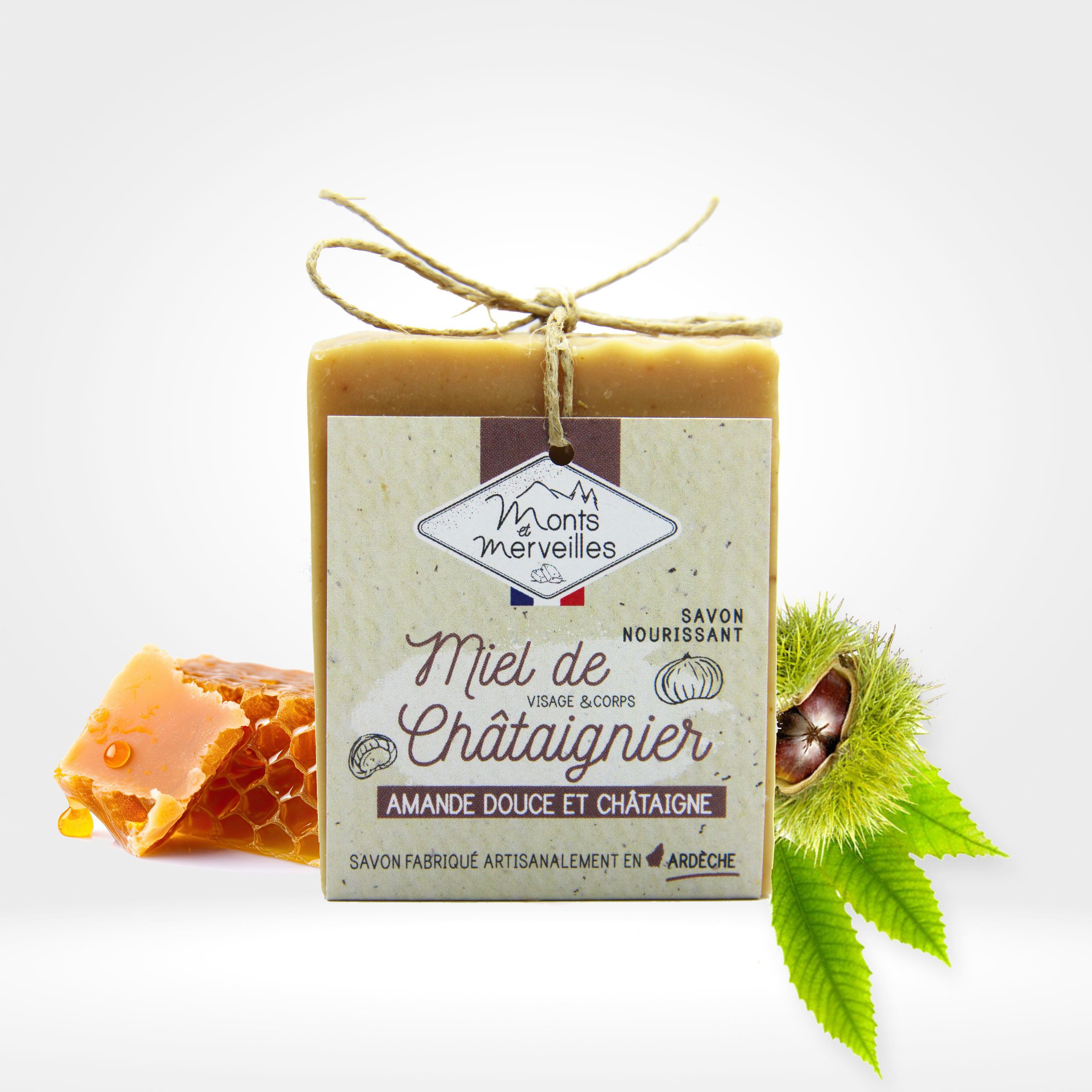 Savon nourrissant Miel de Châtaignier – 100g