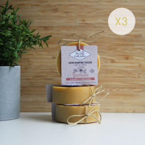 LOT 3 savons shampoing Guimauve (sans HE) – 3 x 75g