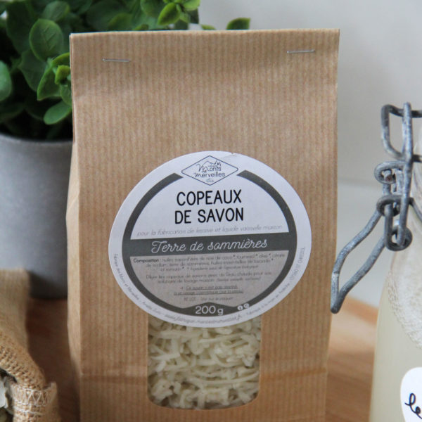 Copeaux savon ménager lessive