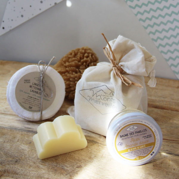 Coffret-naissance savon baume lingettes maman bébé