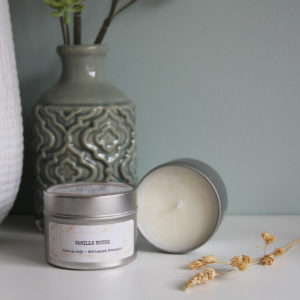 Bougie parfumée “Vanille noire” 100g