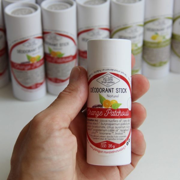 Deodorant-stick naturel orange patchouli