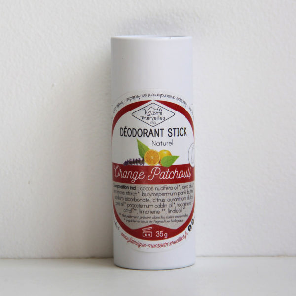 Deodorant-stick naturel orange patchouli