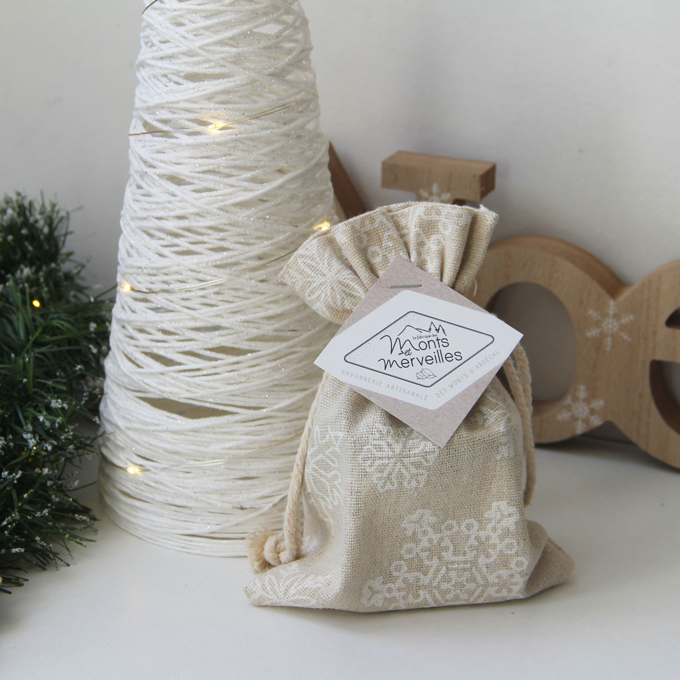 Pochon cadeau Noël (petit modèle)