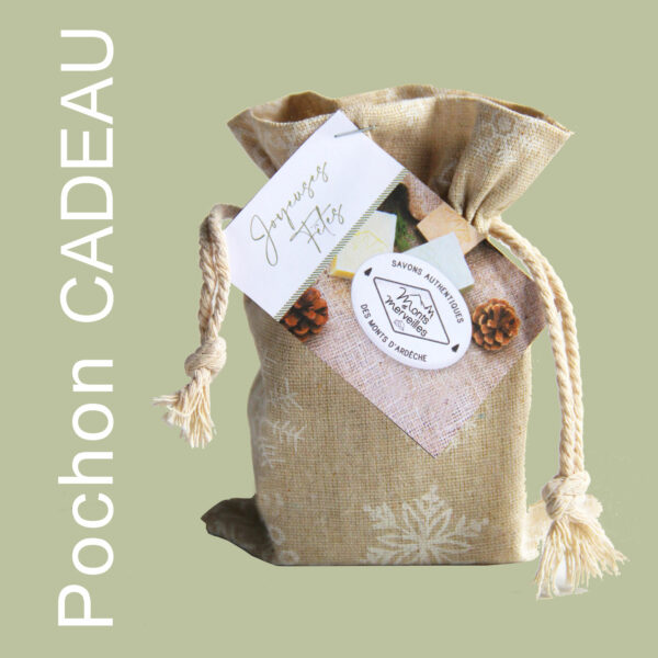 pochon-cadeau-Noël-Monts-et-Merveilles-savon-d-ardèche