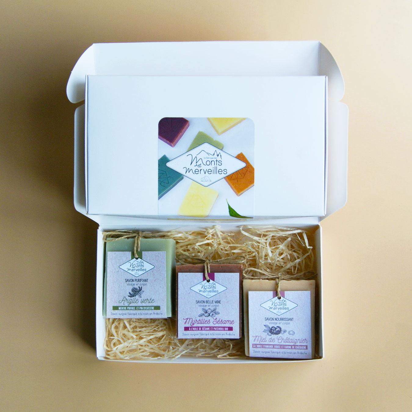 Coffret MONTS & MERVEILLES 3 savons