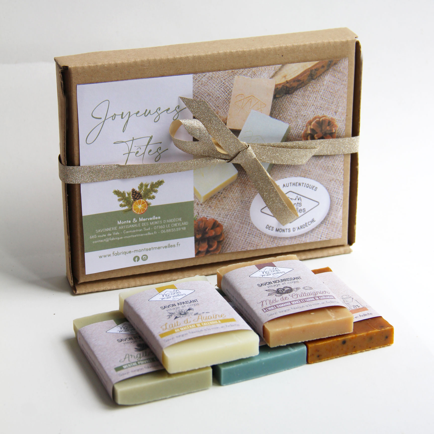 Coffret découverte – 5 savons de 30g