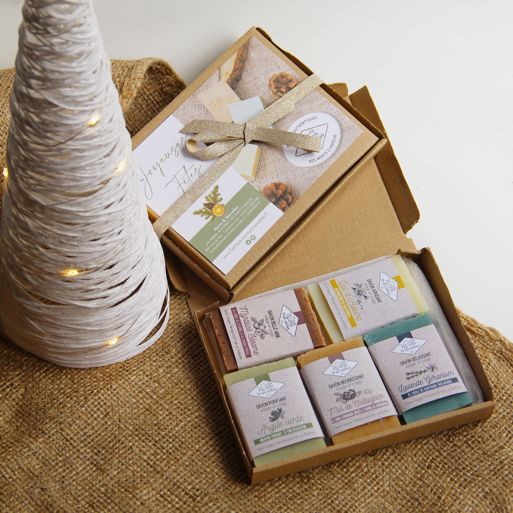 Coffret découverte – 5 savons de 30g