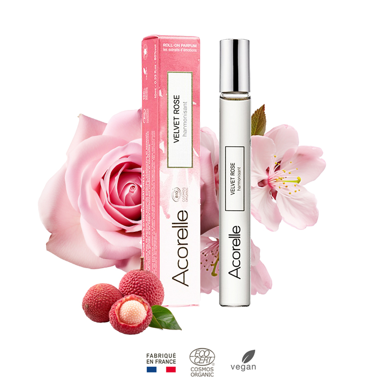 Parfum naturel Bio Velvet Rose Acorelle 10 ml