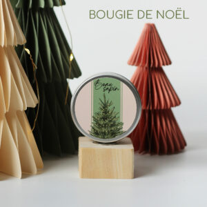 Bougie de Noël parfumée  » Beau sapin  » 50g
