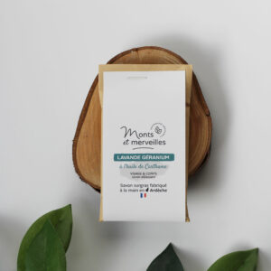 Lot 10 Savons invités Lavande Géranium 30g (x10)