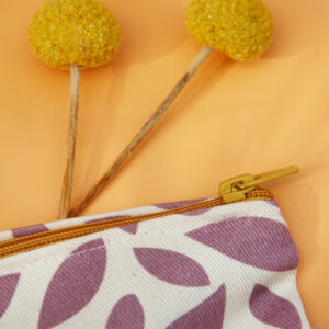 Trousse maquillage coton bio 24 x 16 cm