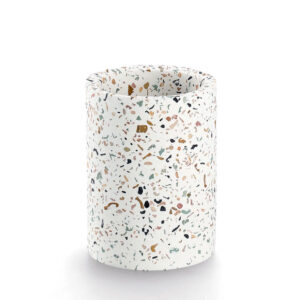 Gobelet brosse à dent en ciment TERRAZZO